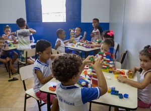 Novas salas da Escola Municipal de Educação Infantil (EMEI) Mai Carmen de Jesus, na Praia Campista. Macaé/RJ. Data: 05/03/20118. Foto: Rui Porto Filho